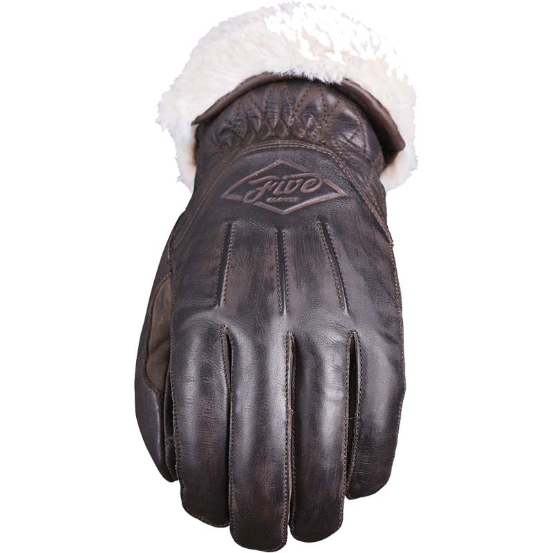 Five Gloves MONTANA Woman Gloves - Waxed Brown Five Gloves MONTANA Woman Gloves - Waxed Brown